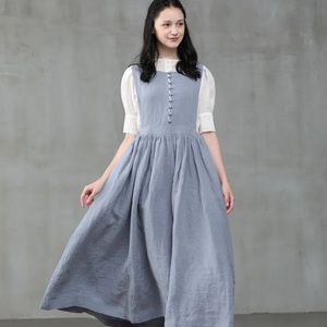 Cottagecore Dress in Cornflower Blue